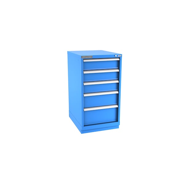 Champion Tool Storage Modular Tool Cabinet, 5 Drawer, Blue, Steel, 22 in W x 28-1/2 in D x 41-3/4 in H N18000502ILCFTB-BB - main